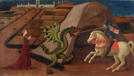 St George terrassant le Dragon - Fra Angelico