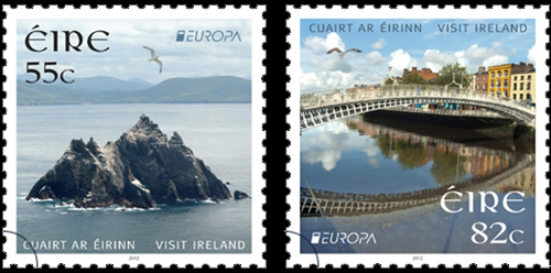 Europa - Irlande - Timbres