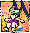 dessin : un enfant sur une balançoire